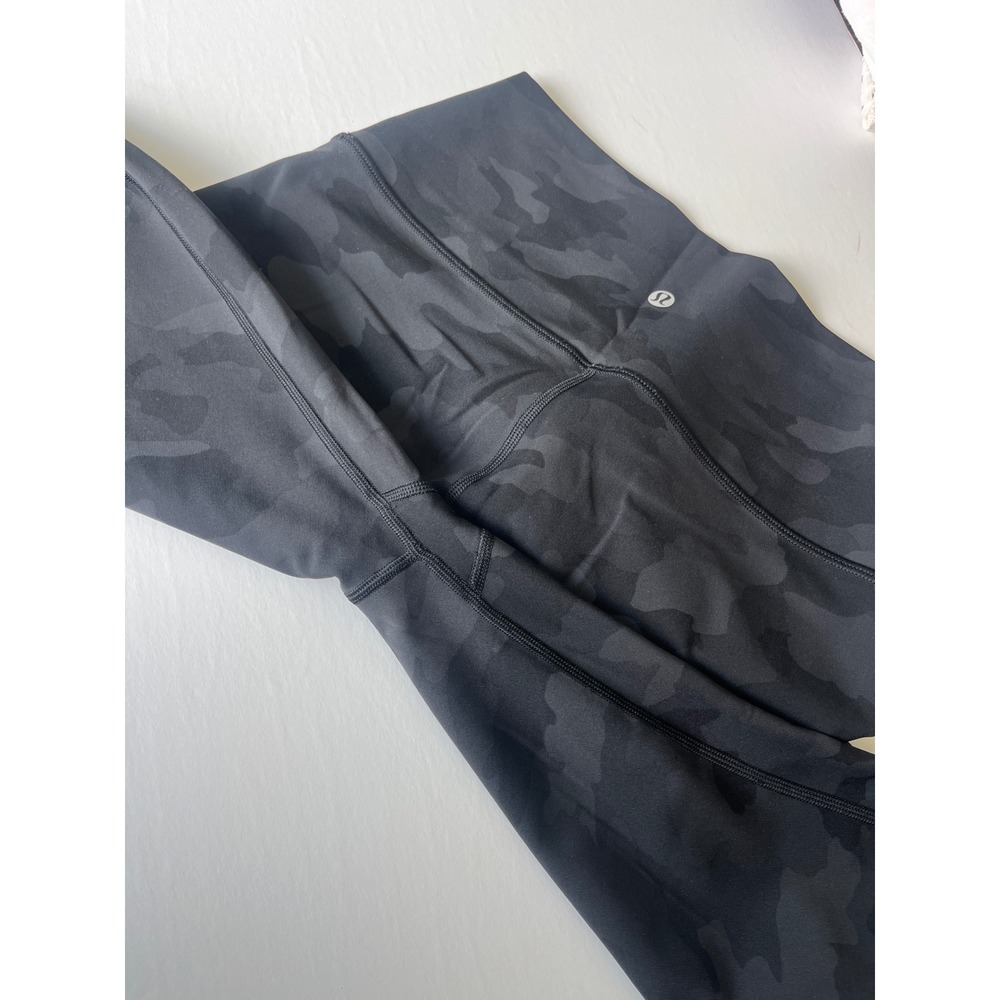 Lululemon Leggings Align High Rise 25" Heritage 365 Camo Deep Coal Multi Size 10 - Picture 13 of 13